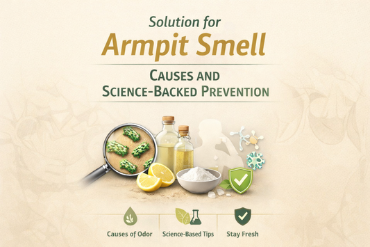 Science backed natural Armpit smell solution